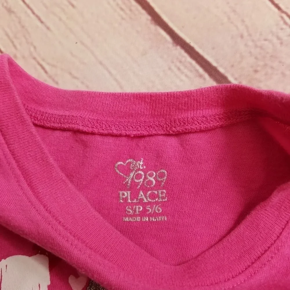 Children's Place Love Valentines shirt S 5/6